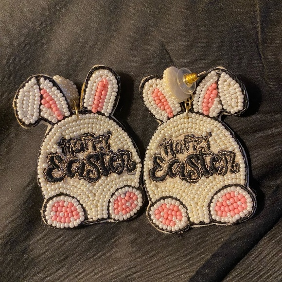 Easter bunny earrings - Picture 1 of 1